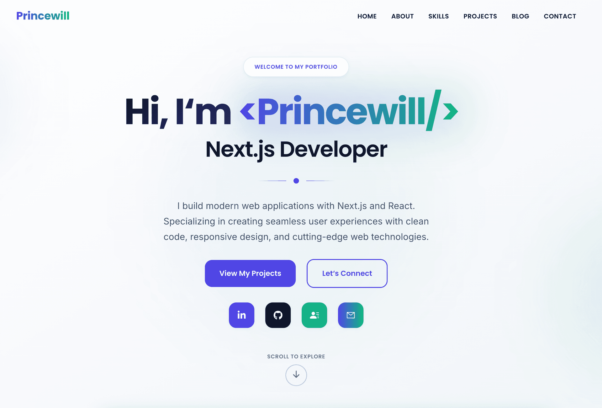 Building a Modern Portfolio Website with Next.js and Blog System
