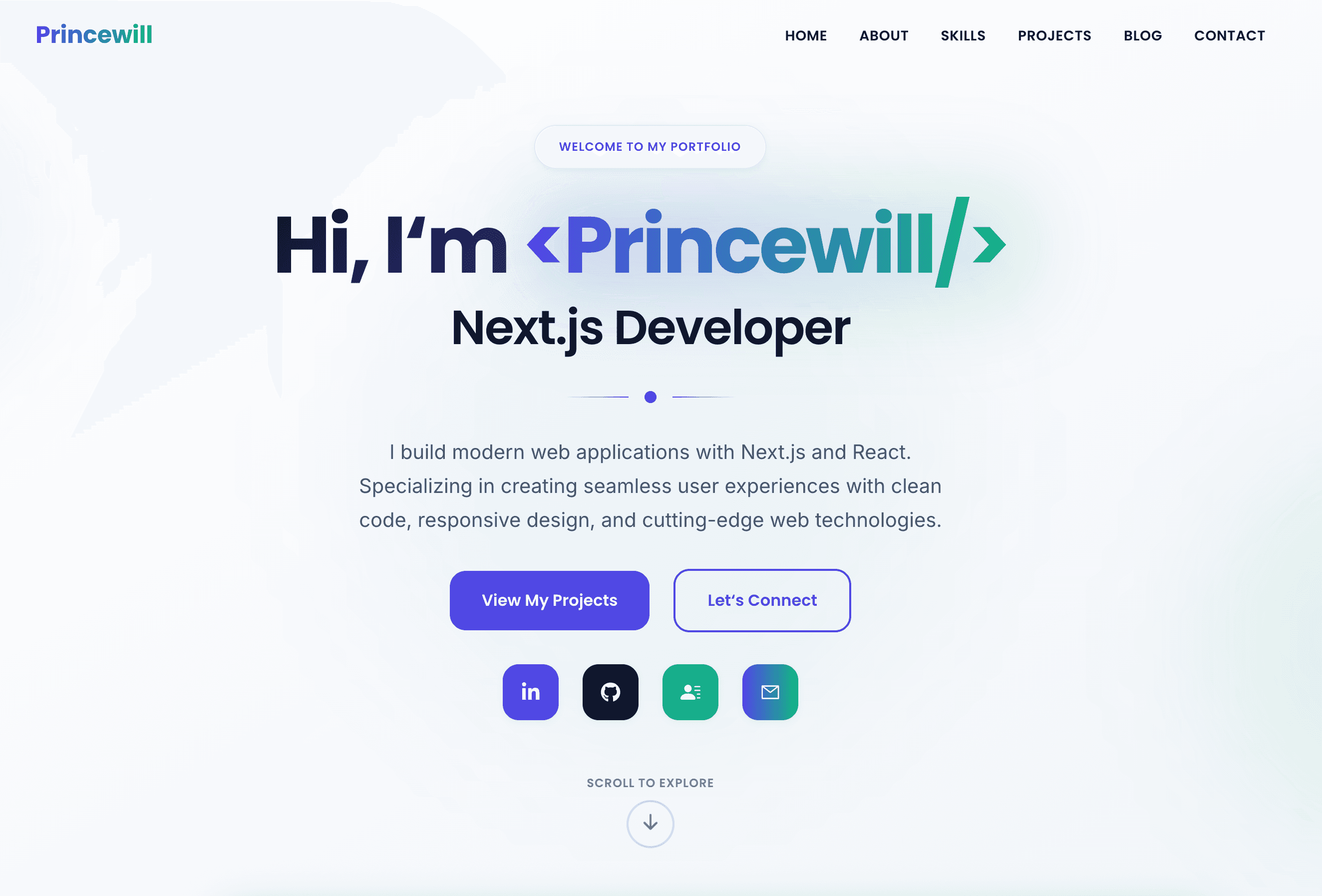 Personal Portfolio and Admin CMS – Building a Modern Portfolio Website with Next.js and Blog System